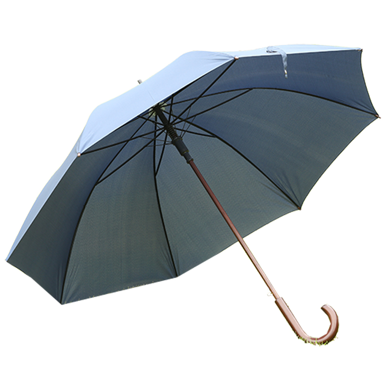 170T Nylon Classic Haken wasserdichtes Regenschirm Ru1917